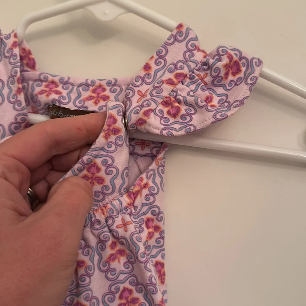 Rabbit Moon Adorable Baby Purple Romper 0-3mo